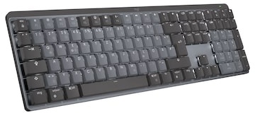 Preisvergleich Produktbild Logitech MX Mechanical Illuminated Kabellose Tastatur Graphite, linear