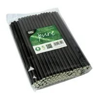 Papstar Strohhalme 21 cm 100 St. Schwarz