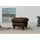 sit&more Stauraumhocker Mellum 58 x 48 x 58 cm Polyester Braun