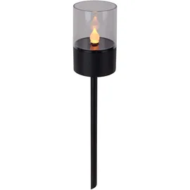 OTTO home Gartenfackel Metall H: 37,0 cm 4er Set schwarz