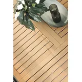 Primaster Gartentisch Vasto 180 x 100 cm ausziehbar bis 2,40 m Eukalyptusholz/Aluminium