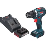 Bosch Professional, Bohrmaschine + Akkuschrauber, Bosch GSR 18V-90 C Professional Akku Bohrschrauber 18 V 64 Nm Brushless + 1x Akku 2,0 Ah + (Akkubetrieb)