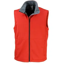 Result Soft Shell Bodywarmer - red - S