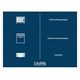 CreaTable Venecia Tafelservice 18-tlg. mehrfarbig