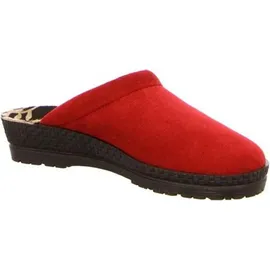 ROHDE Damen Hausschuhe Pantoffeln Clogs Schurwolle, Größe:42 EU, Farbe:Rot