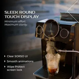 sorso Terra T3 Kaffeevollautomat mit Cold Brew / Eiskaffee – Schwarz