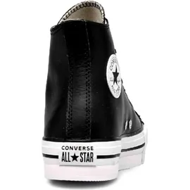 Converse Chuck Taylor All Star Eva Lift Leather Plateau-Sneaker Damen Schwarz 37,5