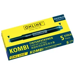 Online Tintenpatrone nachtblau 4014421170569 Online 5 Stück
