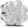Pandora Strukturiertes Kleeblatt Silber 794047C00
