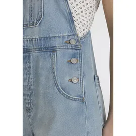 Levi's Latzhose "UTILITY SHORTALL", Damen, Gr. XS (34), N-Gr, summer job, Web, Obermaterial: 100% Baumwolle, unifarben, relaxed fit ca. Mitte Oberschenkel, Hosen, Sommerhose im Five-Pocket Style
