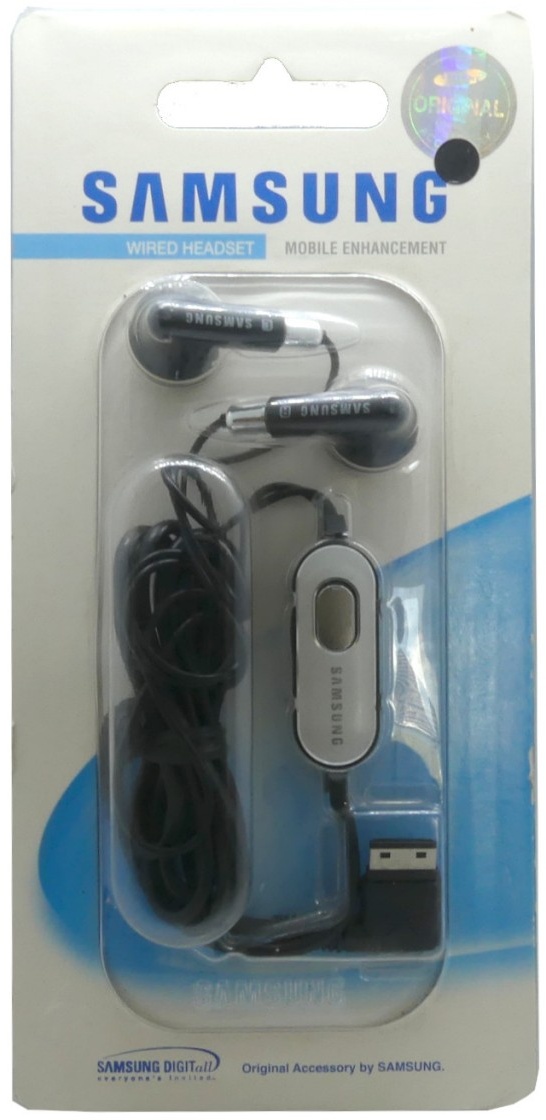 Original Samsung Wired Headset mit Kabel für SGH-F330 schwarz