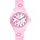 s.Oliver Kinderuhr, mit süßem Blumenprint SO-4499-PQ - rosa