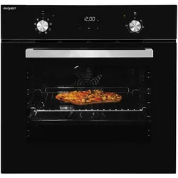 Exquisit Einbau-Backofen »EBE 657-2H «, 59 l, metall, schwarz