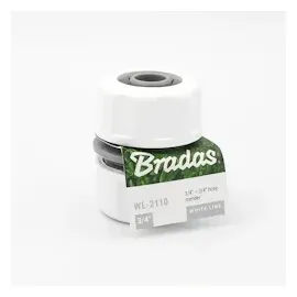 Bradas Schlauchverbinder 3/4 Zoll PVC weiß