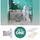 Homestyle4u Hochbett 90 x 200 cm Kiefer massiv weiß mit Rutsche und Vorhang Sterne grau