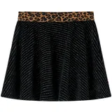 vidaXL Kinderrock mit Bund in Leopardenmuster Schwarz 116