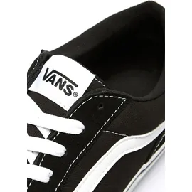 Vans Brooklyn Ls, Sneaker Herren, Wildleder Canvas Schwarz Weiß, 50