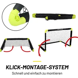 Dunlop Fußballtor Gelb/Schwarz 90 x 59 x 61 cm