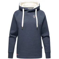 MARIKOO Damen Warmer Kapuzenpullover Pullover im Oversize Look AIRII