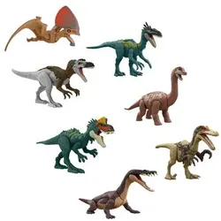 MATTEL HLN49 Jurassic World Danger Pack (Dino Trackers), Figur inkl. AR Track-Code