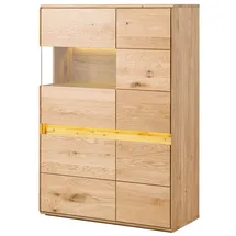 Massivmoebel24 Highboard 103 x 152 x 44 cm Beige