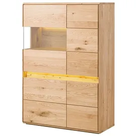 Massivmoebel24 Highboard 103 x 152 x 44 cm Beige