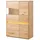 Massivmoebel24 Highboard 103 x 152 x 44 cm Beige