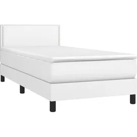 vidaXL Boxspringbett 100 x 200 cm Weiß