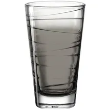 LEONARDO Trinkglas VARIO STRUTTURA 280 ml anthrazit, Glas, Grau