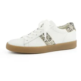 Paul Green Sneaker Damen Weite E Khaki/Weiß 38,5