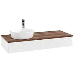 Villeroy & Boch Antao Waschtischunterschrank 1200x190x500mm L11152MT mit Beleuchtung mit Struktur FK/AP: MT/2