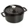 Staub Cocotte 18 cm rund schwarz