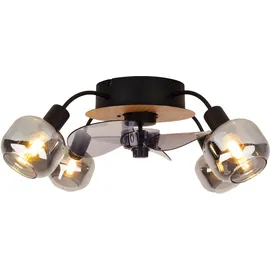 NÄVE Fumoso 56 cm Deckenventilator Schwarz