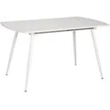 Trisens Esstisch Mateo ausziehbar 140-180 x 80 cm 6-10 Personen Küchentisch mit Metallgestell für Küche, Esszimmer Holz Optik