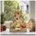 Hti-Living LED Schwibbogen Weihnachtsbaum mit Kugeln und Schlitten