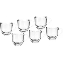 LEONARDO Espressotasse 0,08 l Weiß 6 St.