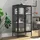 VCM Standvitrine FlokaM 100 x 40 x 200 cm Schwarz