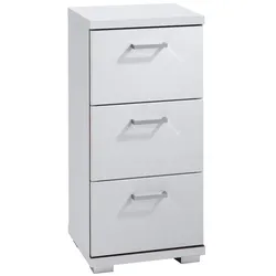 byLIVING Badezimmer Kommode NEBRASKA, Breite 35,5 cm, weiß