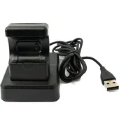 system-s USB 2.0 Kabel 120 cm Ladestation für Fitbit Charge 4 Smartwatch in Schwarz