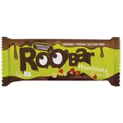 RooBar Hazelnut Chocolate Covered Riegel bio