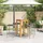 vidaXL Gartenbar-Set 5-tlg. Grau