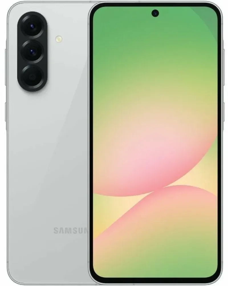 Smartphone Samsung Galaxy A56 Octa Core 8 GB RAM 128 GB Grau Silberfarben 6,7
