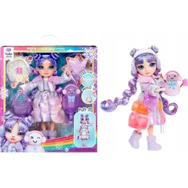 MGA Entertainment Rainbow High Winter Wonderland Doll- Purple