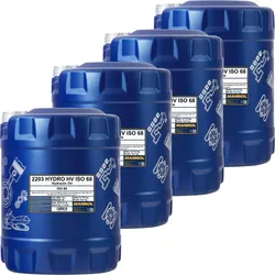 4x 10l Mannol Industrieöl Hydro Hv Iso 68 Hydrauliköl Sae Ms 1004: