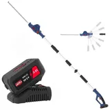 Güde Teleskop-Heckenschere GÜDE Akku Teleskop Heckenschere HST 18 mit Akku 4.0 Ah + Ladegerät 18V