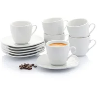 Sänger Espressotassen Set Bilgola | 12 teilig aus Porzellan,