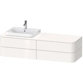 Duravit Waschtischunterschrank 4 Schubladen 160 x 40,8 x 55 cm Schwarz Matt
