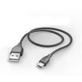 Hama USB-A auf Micro-USB 1,5 m Schwarz
