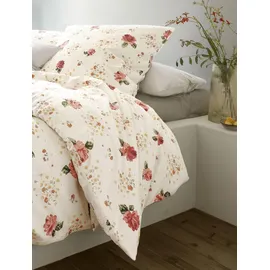 IRISETTE Koala-J 8627 floral rot 140 x 200 cm + 70 x 90 cm