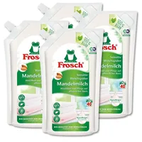 Frosch Weichspüler Mandelmilch 1 Liter pflegend mit Mandelmilch (4er Pack)